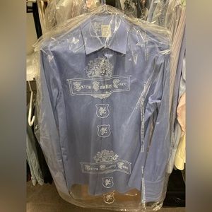 Brooks Brothers Men’s French cuff Dress Shirt Blue 16/36